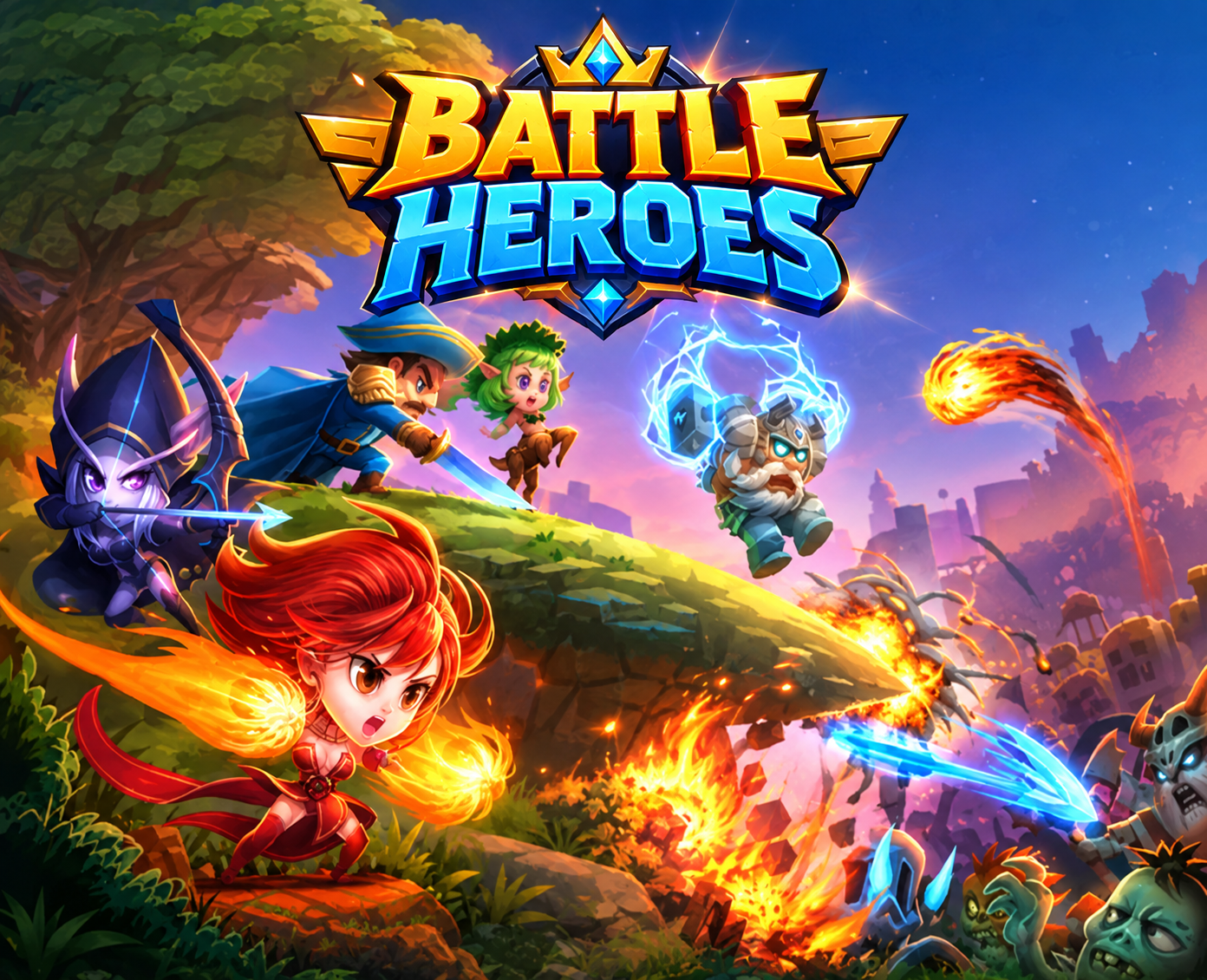 Battle Heroes – jogo interativo para TikTok LIVE