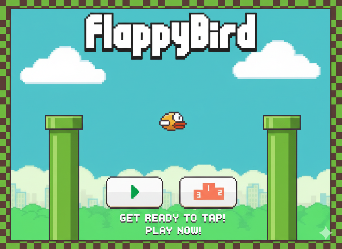 Flappy Bird – jogo interativo para TikTok LIVE