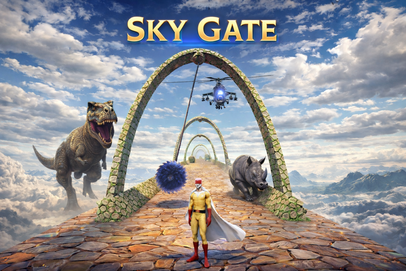 Sky Gate – jogo interativo para TikTok LIVE